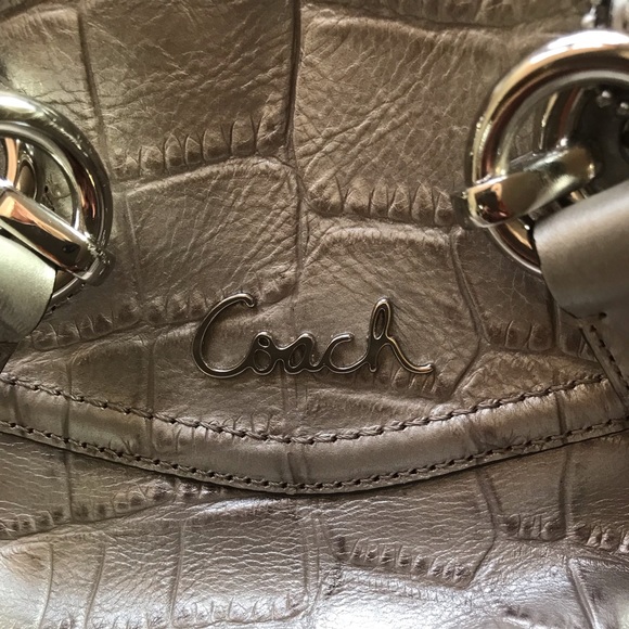 Coach exotic leather gorgeous satchel bag - Picture 2 of 12